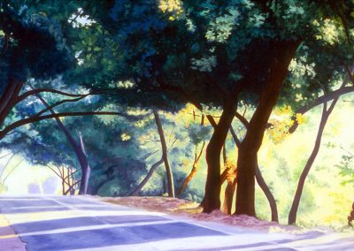 Cruisin' Creek Road - Oil - 34 x 72