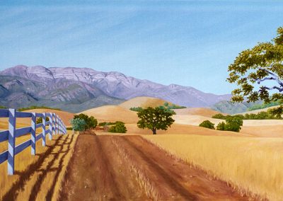 Upper Ojai  -  Oil  -  34 x 70