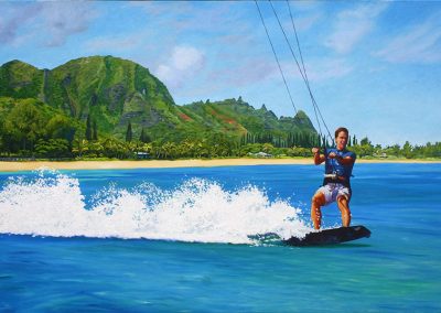 Kite Surfing  -  Oil  -  24 x 42