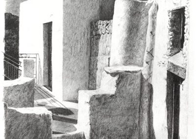 Greek Steps  -  Pencil