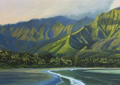 Hanalei Nihi  -  Oil  -  24 x 36