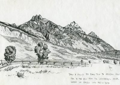 Montana sketch  -  Pencil