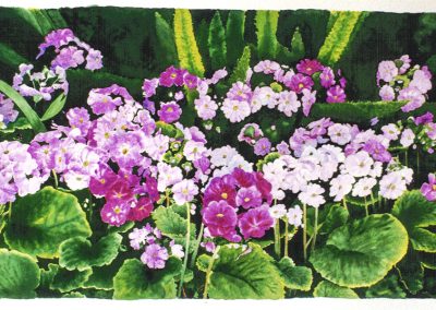 Whitney's Garden  -  Watercolor  -  12 x 24